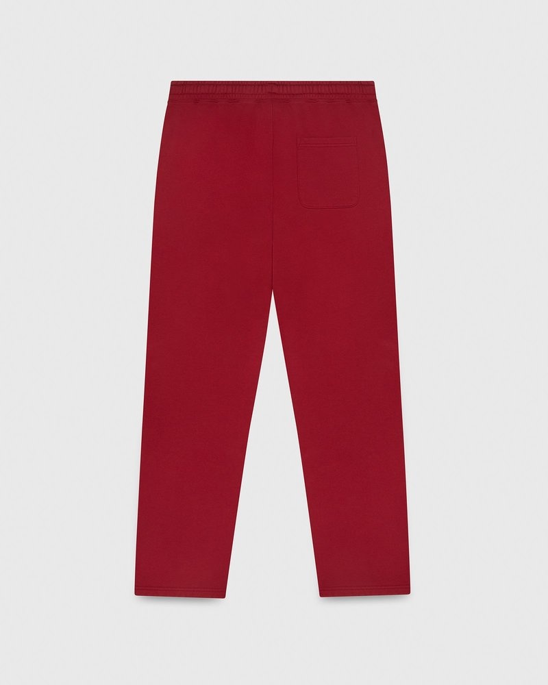 pantalones octobers very own ovo collegiate open hem sweatpant scarlet