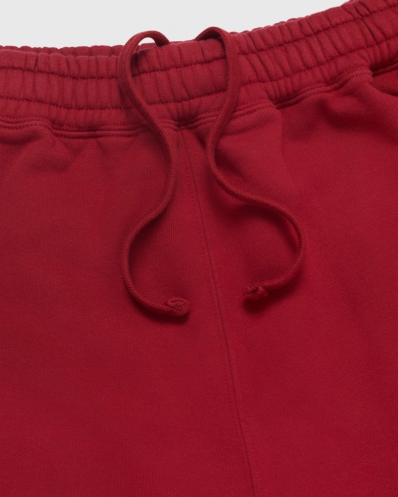 pantalones octobers very own ovo collegiate open hem sweatpant scarlet