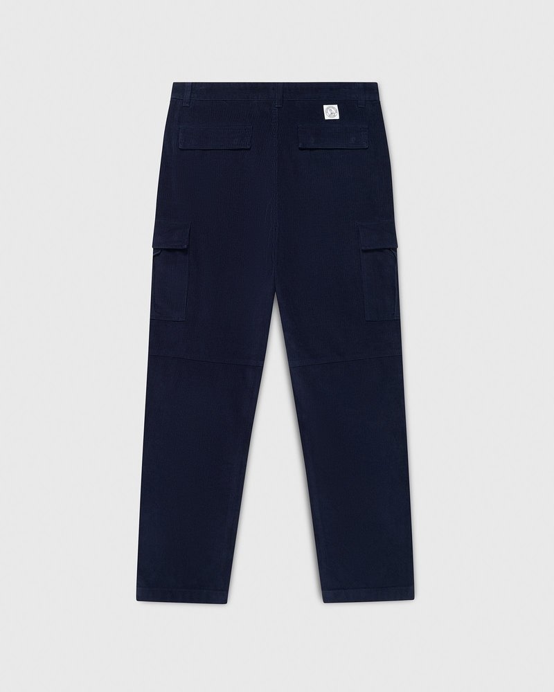 pantalones octobers very own ovo corduroy cargo pant azul marino