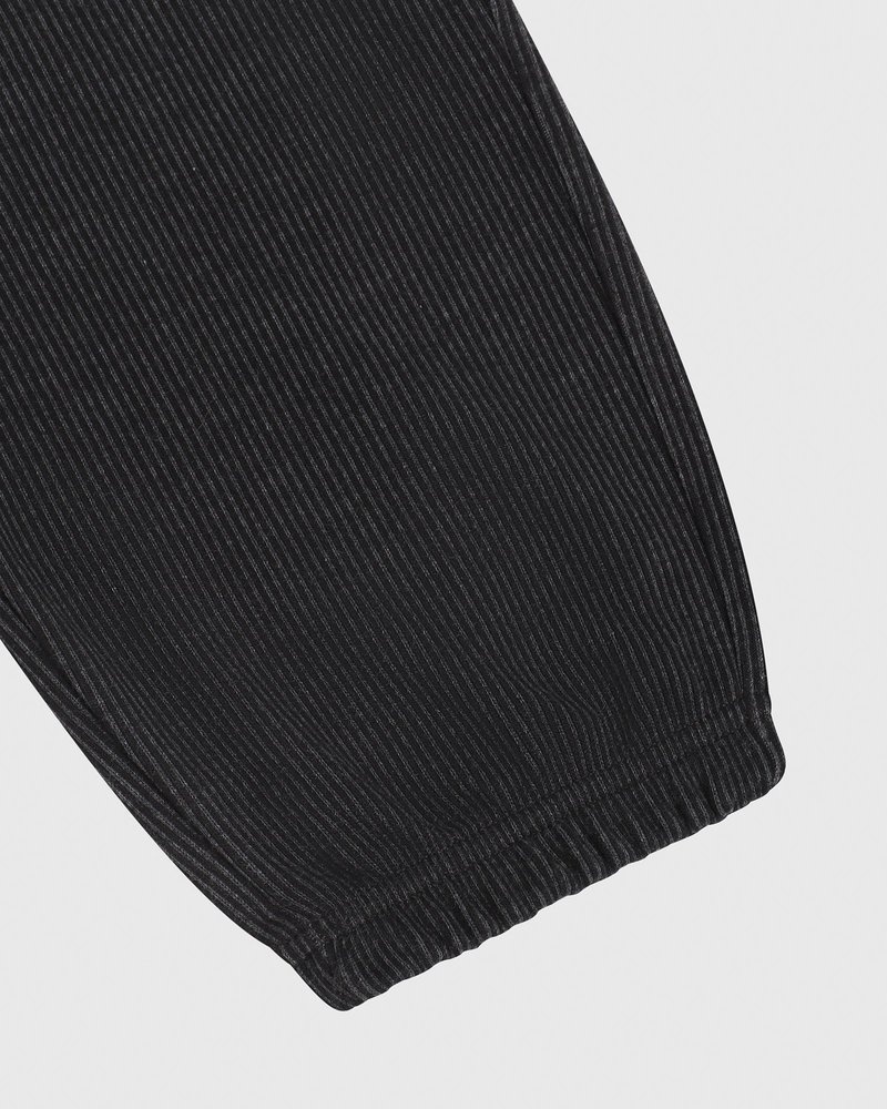 pantalones octobers very own ovo seersucker fleece relaxed fit sweatpant blackcharcoal