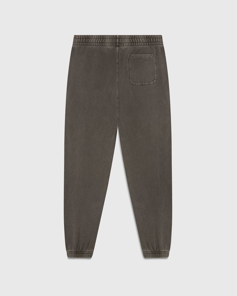 pantalones octobers very own ovo muskoka garment dyed relaxed fit sweatpant marrom