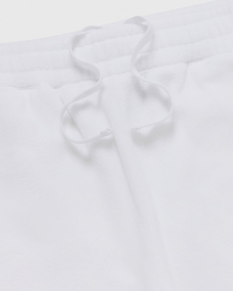 pantalones octobers very own ovo arch logo open hem sweatpant blancos