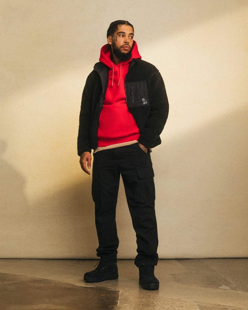 pantalones octobers very own ovo ripstop cargo pant negros