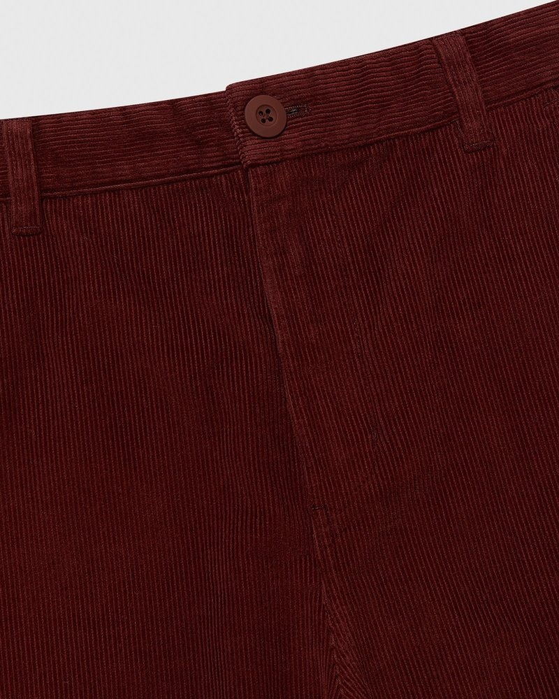 pantalones octobers very own ovo corduroy cargo pant rojos
