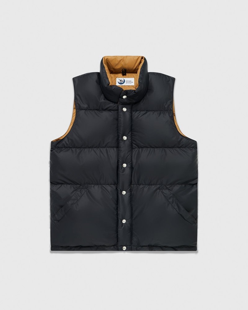 ropa de abrigo octobers very own ovo crescent down works italian vest negros