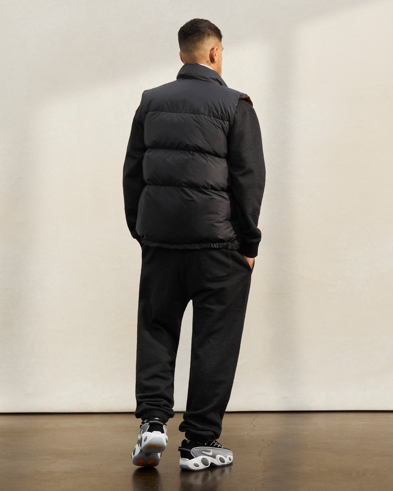 ropa de abrigo octobers very own ovo crescent down works italian vest negros