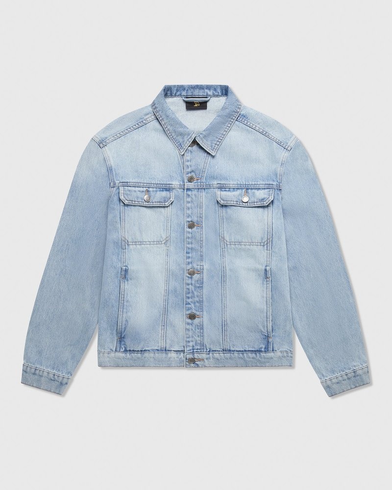 ropa de abrigo octobers very own ovo trucker jacket azules azules