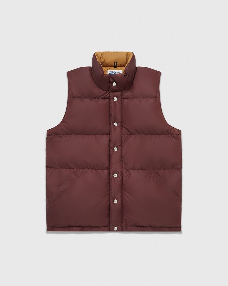 ropa de abrigo octobers very own ovo crescent down works italian vest vino