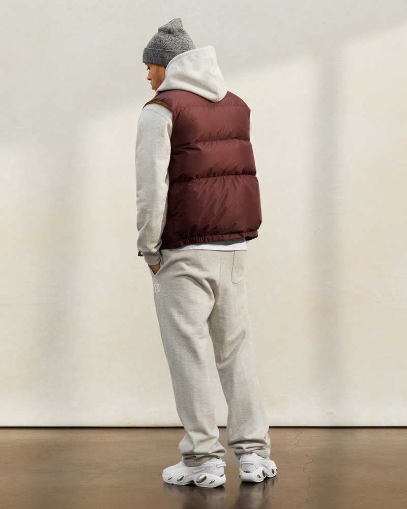 ropa de abrigo octobers very own ovo crescent down works italian vest vino