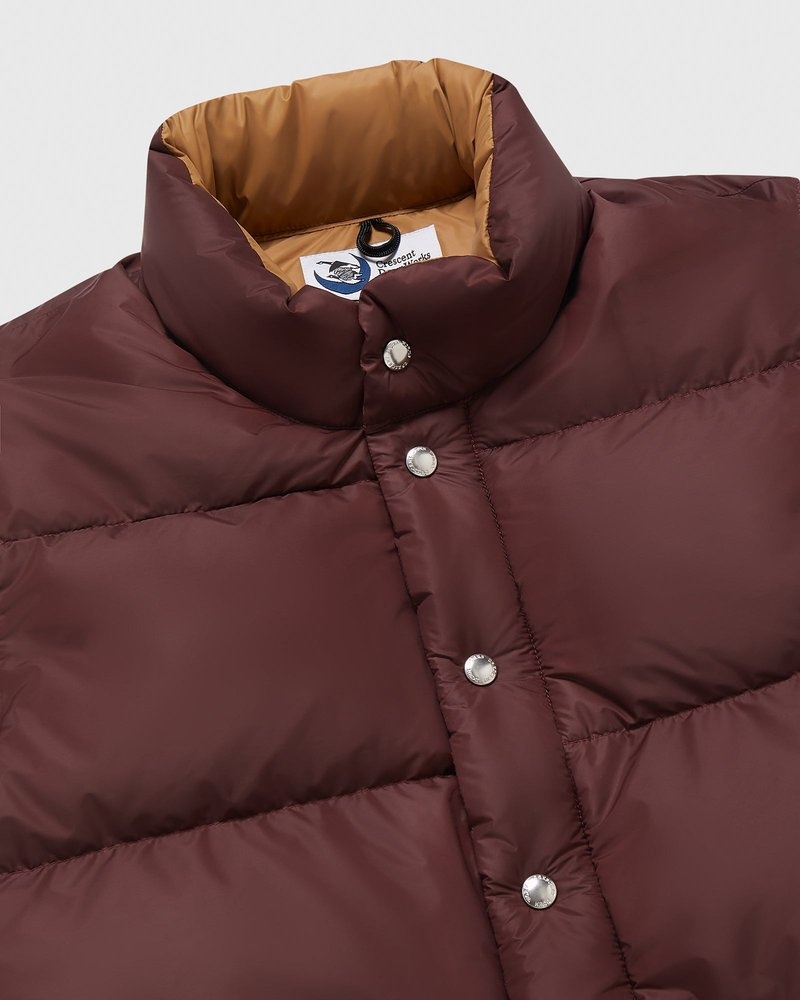 ropa de abrigo octobers very own ovo crescent down works italian vest vino