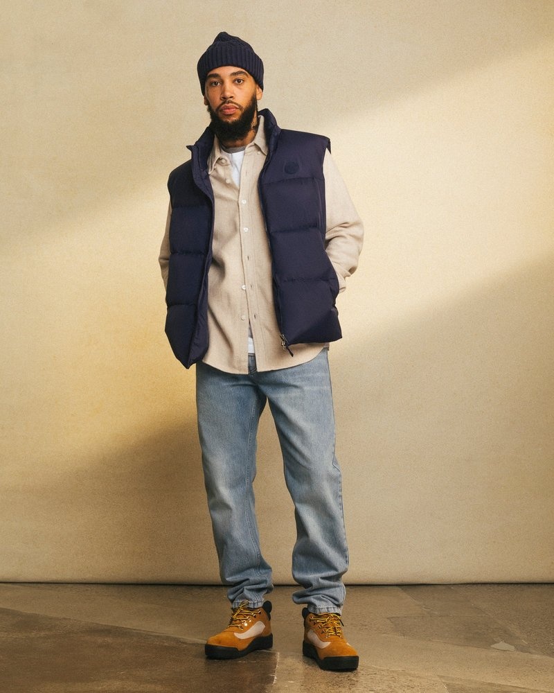 ropa de abrigo octobers very own ovo bounce vest azul marino