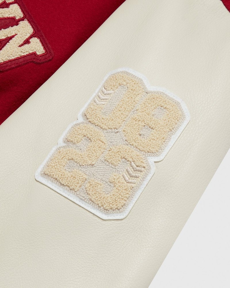 ropa de abrigo octobers very own ovo collegiate jacket redcream
