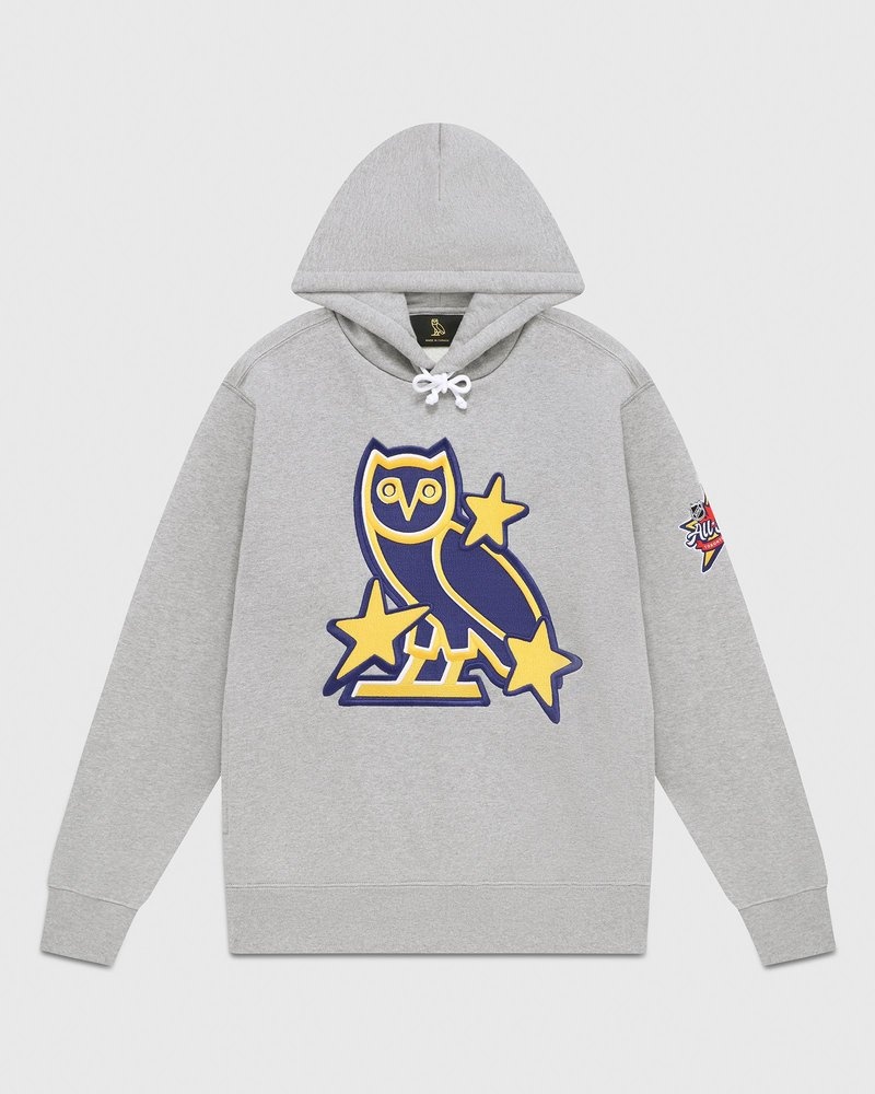 suéteres octobers very own ovo nhl all star hoodie grises
