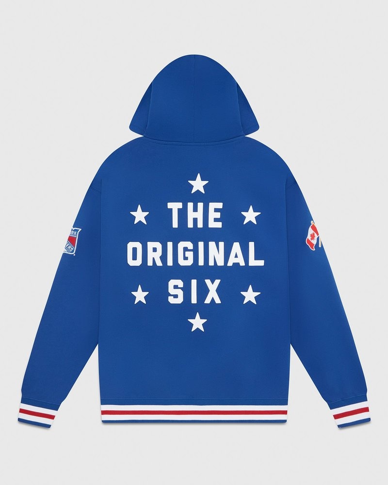 suéteres octobers very own ovo new york rangers hoodie azules
