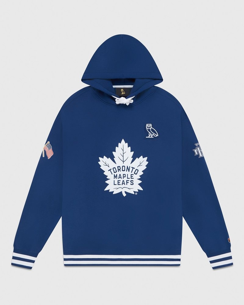 suéteres octobers very own ovo toronto maple leafs hoodie azules