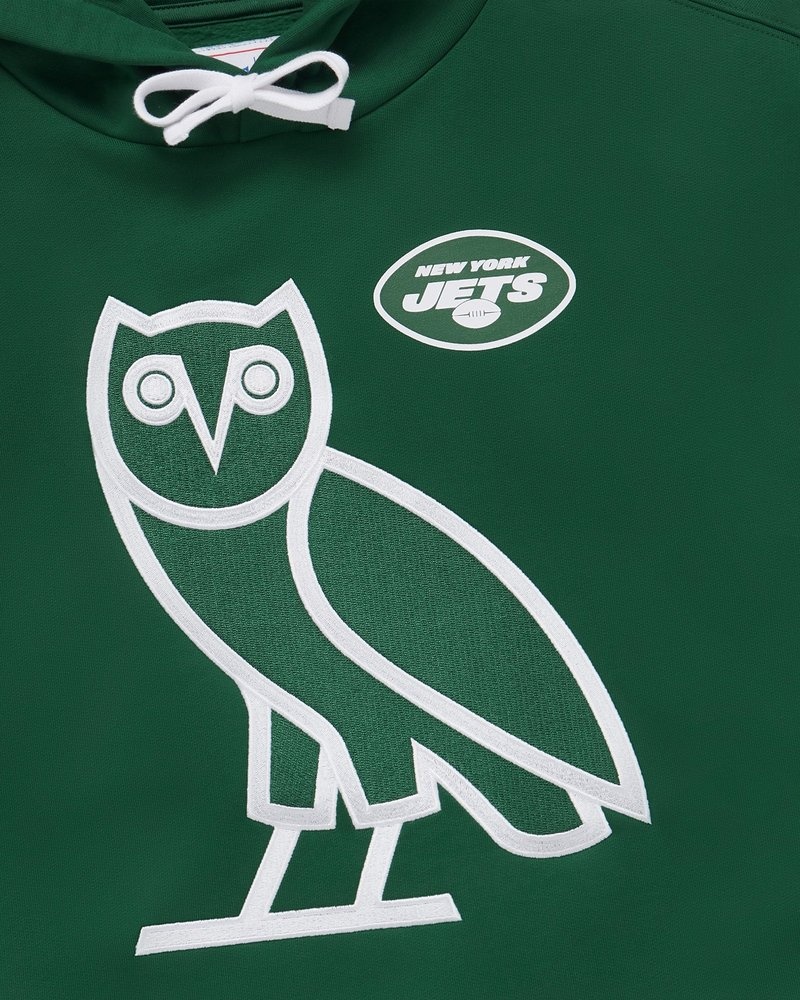 suéteres octobers very own ovo nfl new york jets og hoodie verdes