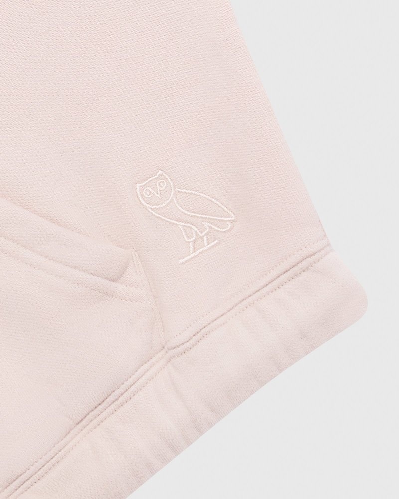 suéteres octobers very own ovo cropped hoodie rosas
