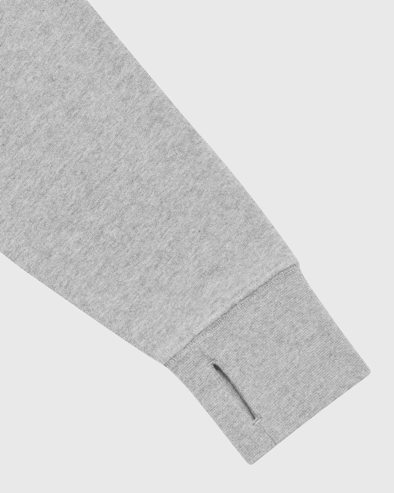 suéteres octobers very own ovo cropped crewneck sweatshirt grises
