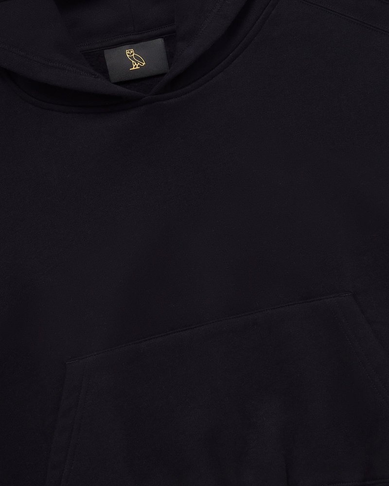 suéteres octobers very own ovo cropped hoodie negros