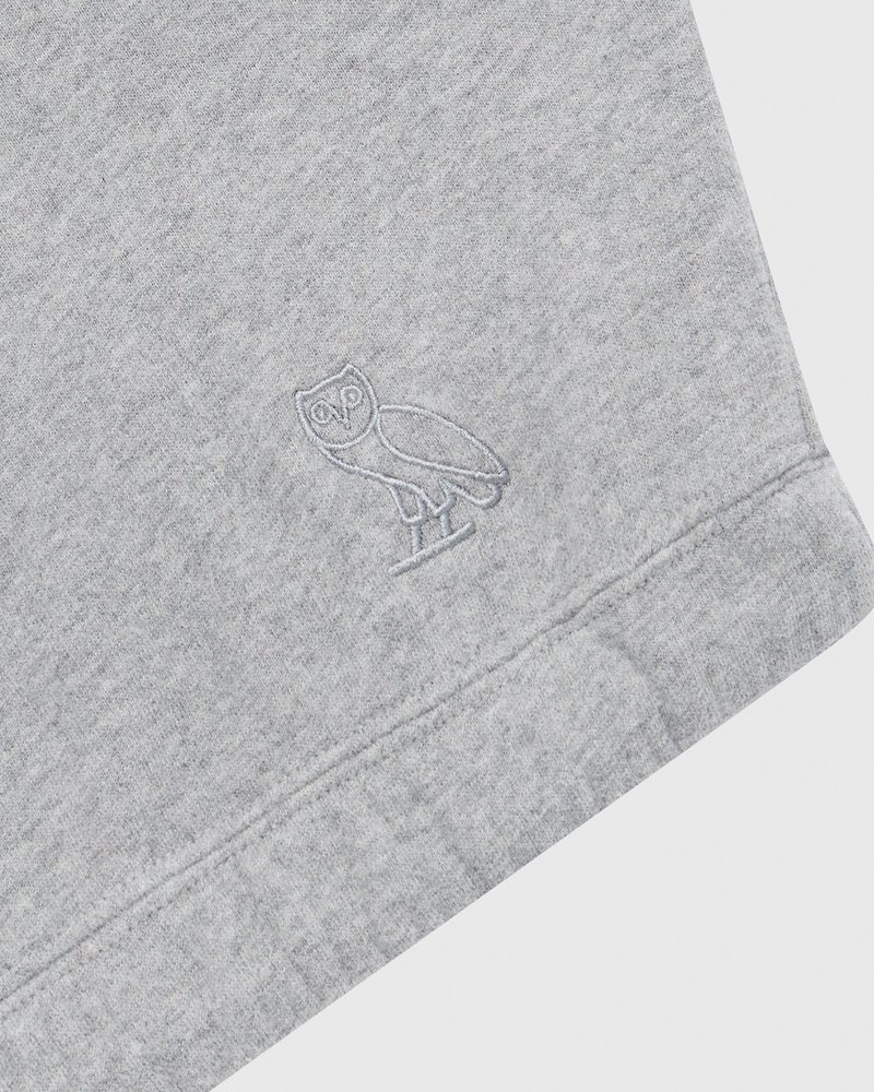 suéteres octobers very own ovo quarter zip mockneck sweatshirt grises
